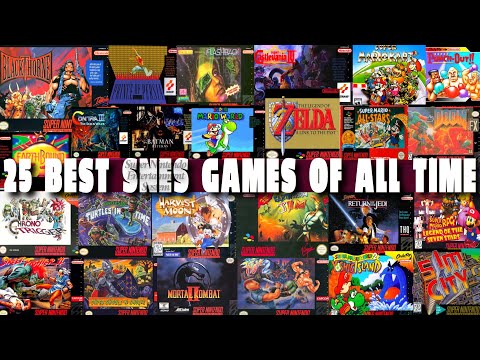 25 Best SNES Games of All Time | Classic Games | Zelda | Mario | Super Nintendo Entertainment System