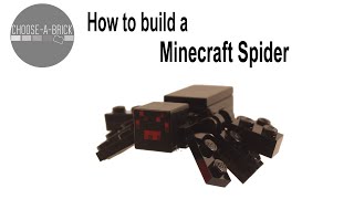 How to make a LEGO Minecraft Spider? | Step-by-Step Instructions