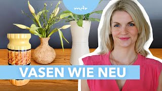 Basteln mit Judith Heinze: Neuer Look für alte Vasen | MDR um 4 | MDR
