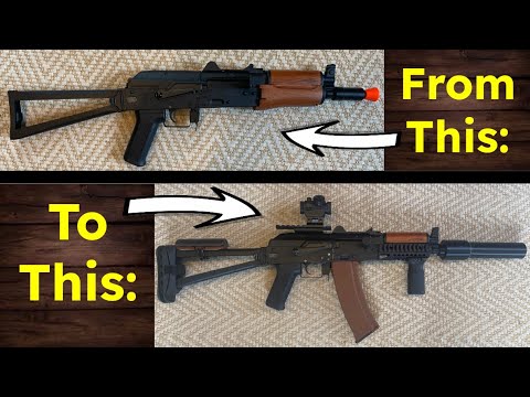Turning my Airsoft AK into a BEAST!!!