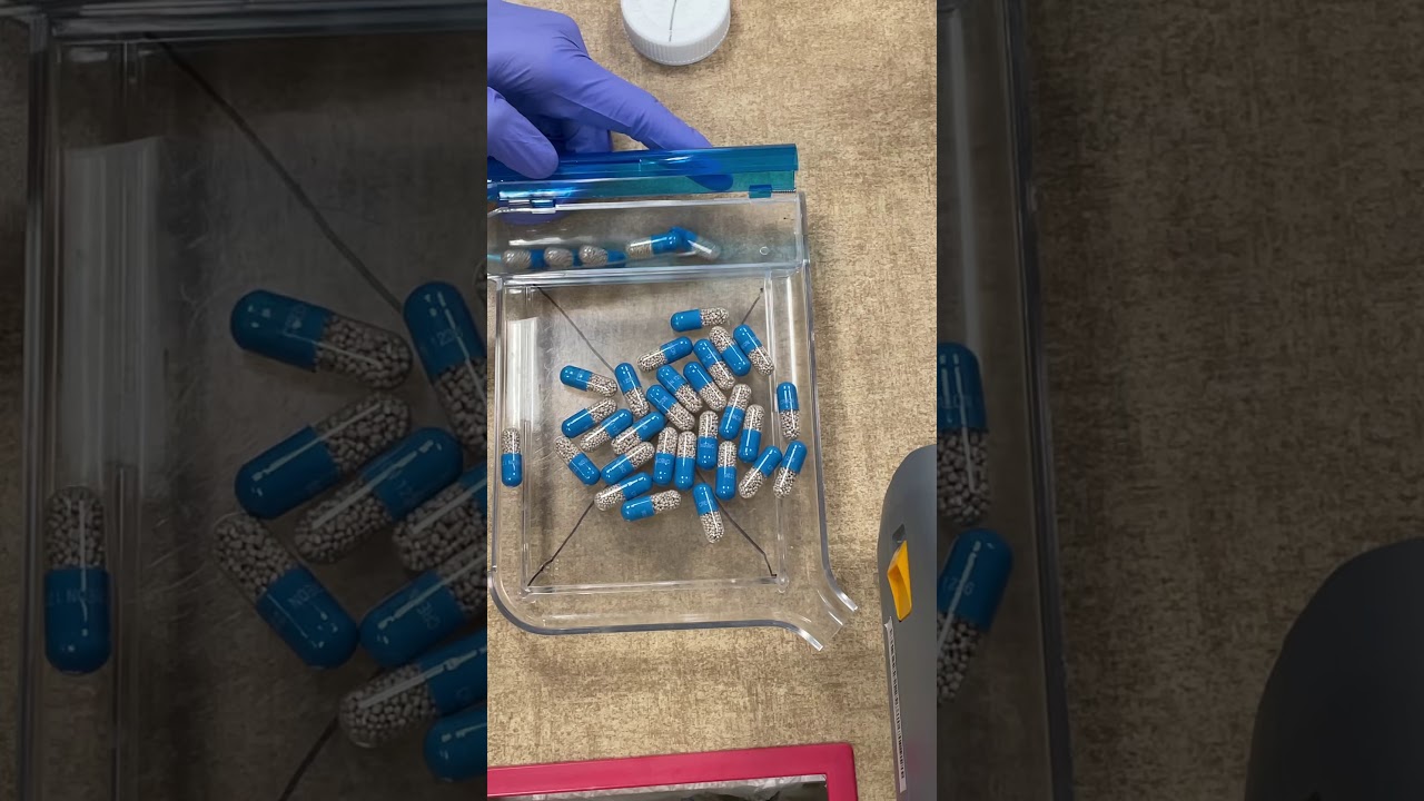 Pharmacy medication pill counting satisfying same video pt2
