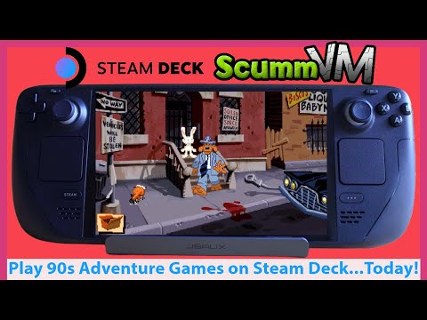 ScummVM Tutorial and Guide! 90's Point and Click Adventure Games Galore on Steam Deck!