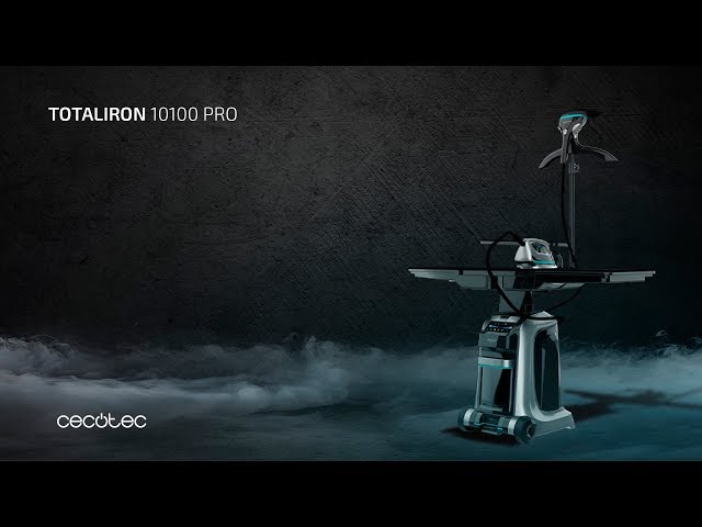 Estação de Engomar Cecotec Total Iron 10100 Pro 2200W 5 bar 2,8L Cerâmica Dobrável video