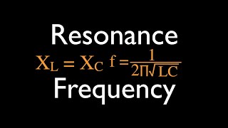 RLC Circuits (14 of 19); Determining the Resonance Frequency for Series RLC Circuits