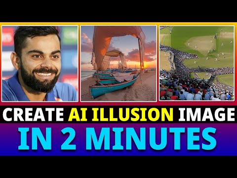 Create Viral Ai illusion Photo Art in One Click🔥🔥 | illusion Diffusion Photo Edting Tutotial