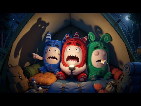 Oddbods: CAMPING NIGHTMARE! ⛺ A Bear Surprise | Funny Oddbods Animation