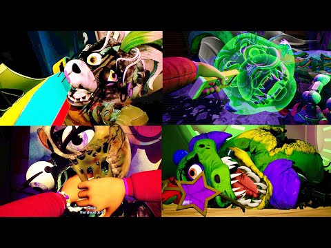 All Animatronics Destroyed By Cassie And Gregory - FNAF Security Breach Ruin DLC 2023