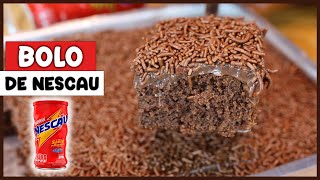Como Fazer um Bolo de Nescal com Cobertura de Brigadeiro: A Receita da Infância Como Fazer um Bolo de Nescal com Cobertura de Brigadeiro: A Receita da Infância