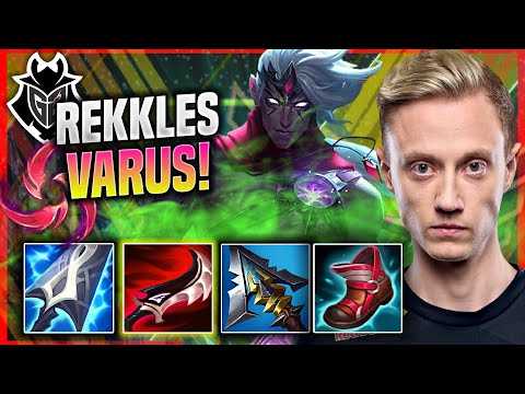 REKKLES BRINGS BACK VARUS AND HES INSANE! - G2 Rekkles Plays Varus ADC vs Mss Fortune! | Season 11