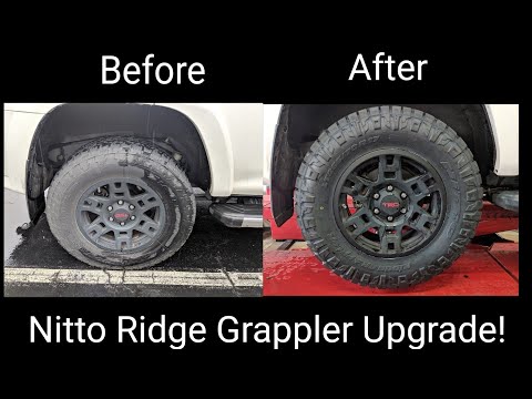 Nitto Ridge Grappler Upgrade on a 4Runner TRD PRO