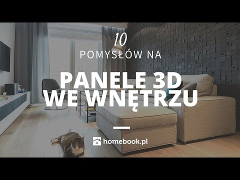 10 pomysłów na panele 3D we wnętrzu