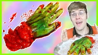 EDIBLE ZOMBIE HAND DIY!