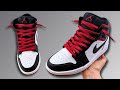 HOW TO LACE NIKE AIR JORDAN 1 MID Best Way