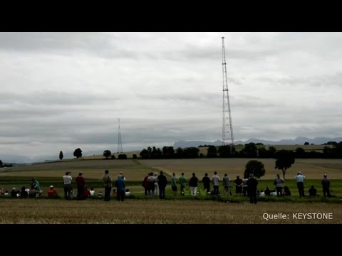 Sendemast in der Schweiz gesprengt