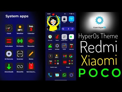 miui HyperOs Theme Redmi Xiaomi poco
