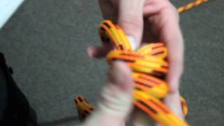 how to tie a barrel knot