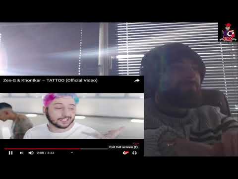 ozeTurk Reacting to (Zen-G & Khontkar – TATTOO ) Türkçe music reaction