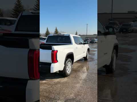 2026 Toyota Tundra 4x4 Crewmax SR in White for sale at Forbes Waterloo Toyota in Waterloo, ON