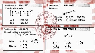 Capítulo 1: DOMINA Leyes de Exponentes con Preguntas de Admisión UNI #algebra #uni #admisión2026 