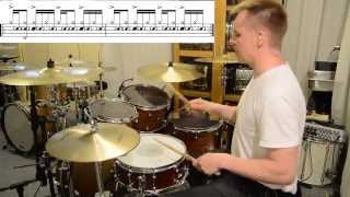 Spin Doctors - Two Princes - Aaron Comess (Drum lesson) by Kai Jokiaho