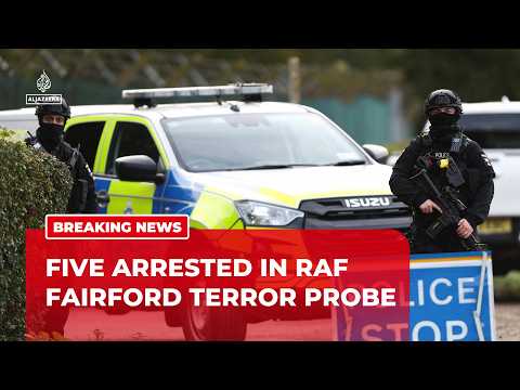 BREAKING: Five British men arrested over suspected terrorism offences near RAF Fairford