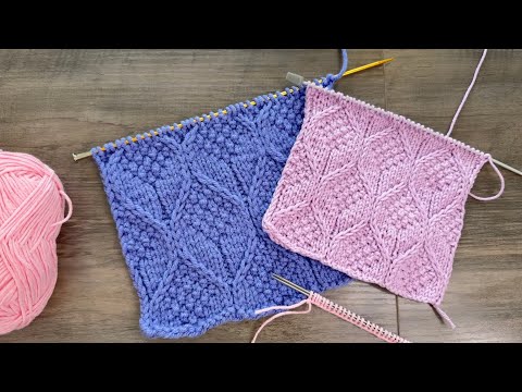 3D Tumbling Moss Block Pattern – Knitting Tutorial with Fari