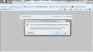 NVC Blackboard 9: Logging in for the first time