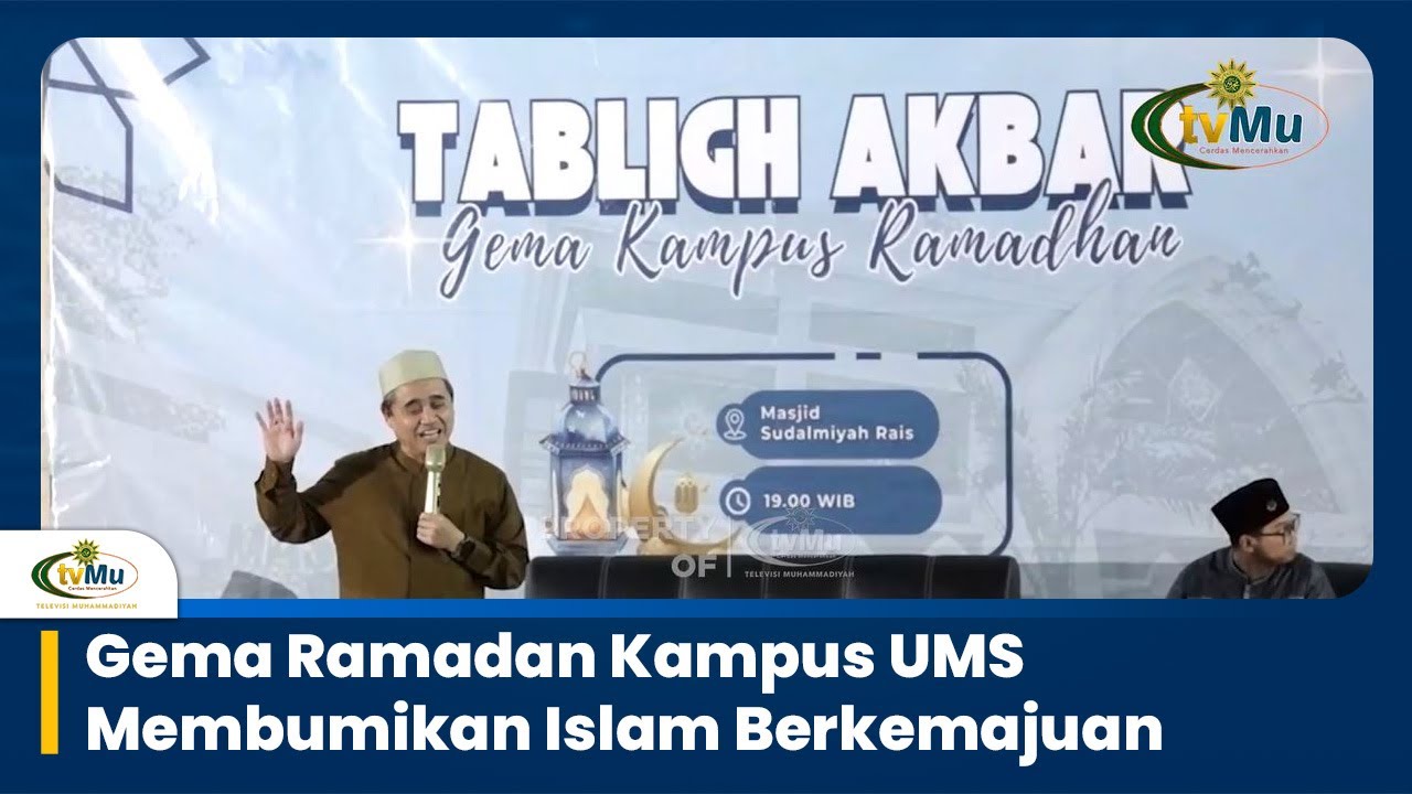 Ketua PWM Jawa Tengah Hadiri Tabligh Akbar #2 Gema Kampus Ramadan UMS