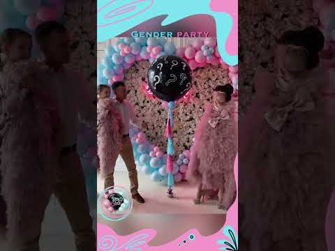 It's a .... gender party 🎈❤️💙 #boyorgirl #genderreveal #genderparty #babyshower