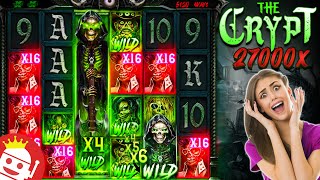 😱 UK PLAYER TRIGGERS MAX WIN ON NOLIMIT CITY'S THE CRYPT SLOT