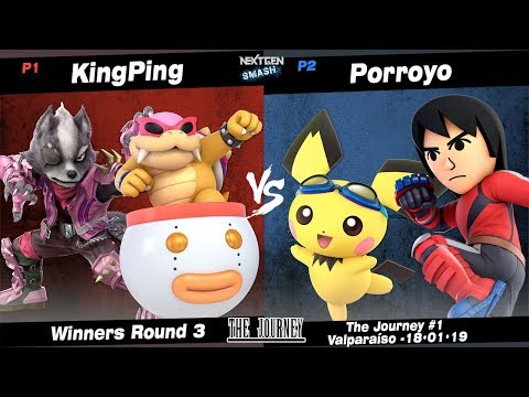 TJ1 - KingPing (Wolf, Roy) vs TEW | Porroyo (Pichu, Mii Brawler) - Winners Round 3
