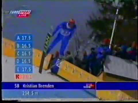 Kristian Brenden - 204.5 m - Planica 1999