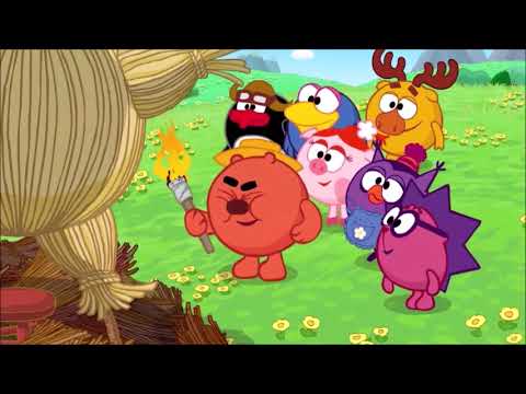 Kikoriki Fluff tries to avoid Danger 2