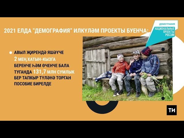 2021 елда Татарстанда беренче бала туган гаиләләргә 3,5 млрд сумга якын акча бирелде.