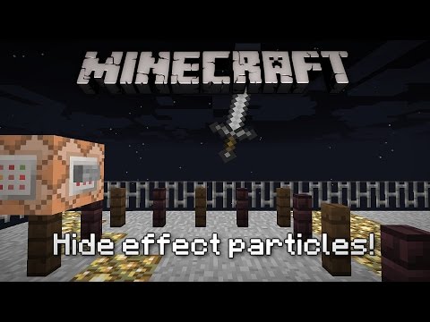 Easy Minecraft invisibility trick! Hide potion particles