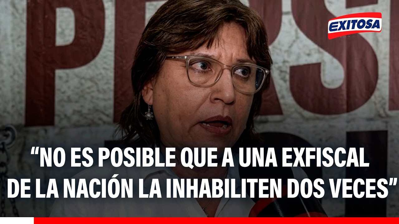 🔴🔵Delia Espinoza califica como una venganza la inhabilitación de 10 años en su contra