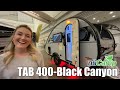 Check out this Video for a 2026 NuCamp TAB 400 Black Canyon(Stock #T146665)  for sale by Blue Compass RV Des Moines. This unit is located in Altoona, IA
