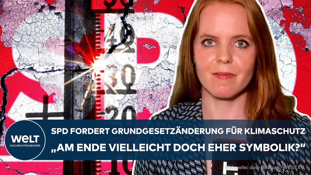 DEUTSCHLAND: Klimaschutz im Grundgesetz? SPD drängt auf Änderung, Union bleibt skeptisch
