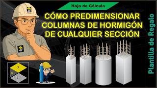 PREDIMENSIONA COLUMNAS DE CUALQUIER SECCIÓN