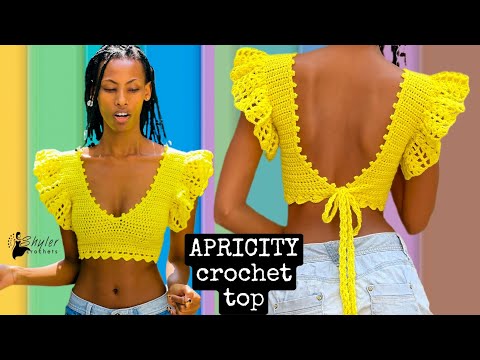 Apricity crochet top / crochet top tutorial