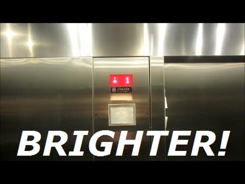 ThyssenKrupp synergy (MRL) traction elevators (main bank) at 50/50 garage & Apartments, Lincoln NE