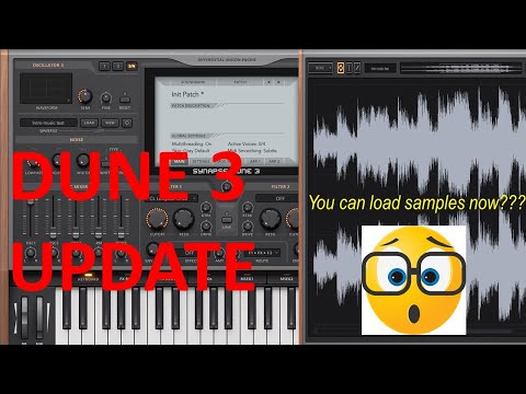 Essential DUNE 3 update (3.4) released, now with USER SAMPLES!