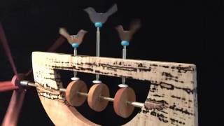 Grouper Bird Spinner Whirligig