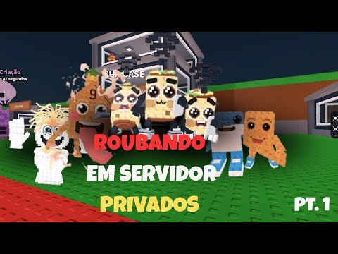 ROUBANDO EM SERVIDORES PRIVADOS DE STEAL A BRAINROT ROBLOX/PARTE 1🤑🇧🇷