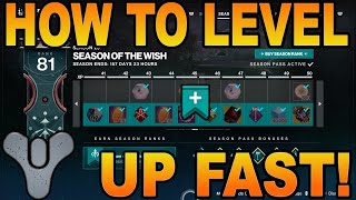 Destiny 2 How To Level Up Season Pass Fast! | Destiny 2