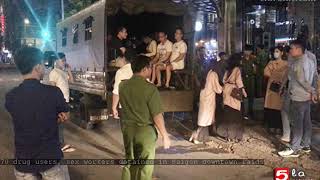 70 drug users, sex workers detained in Saigon downtown raids