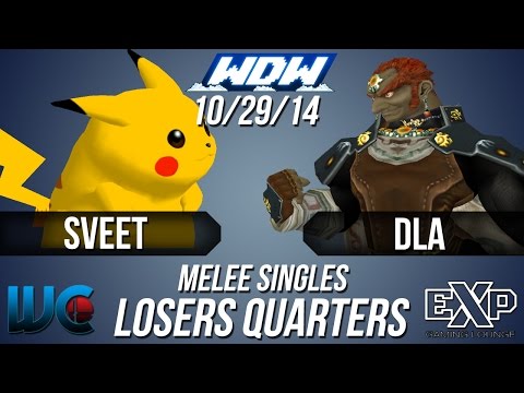 WDW 10/29/14 - Sveet (Pikachu/Fox) vs. DLA (Ganon) Melee Loser's Quarters
