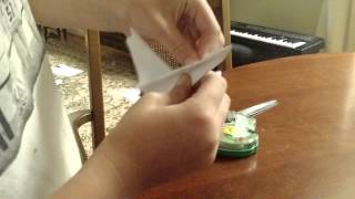 Top Fin Flyer: Paper airplane instructions