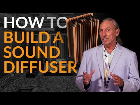 How To Build A Sound Diffuser - www.AcousticFields.com