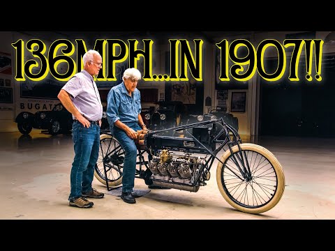 The Fastest Man on Earth: 1907 Curtiss V8 Motorcycle | Jay Leno's Garage